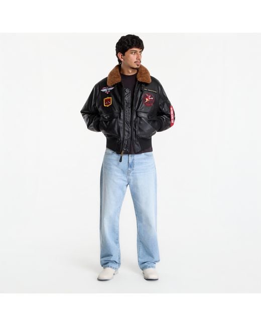 Alpha Industries Black Jacket G1 Devils Brigade Fl for men