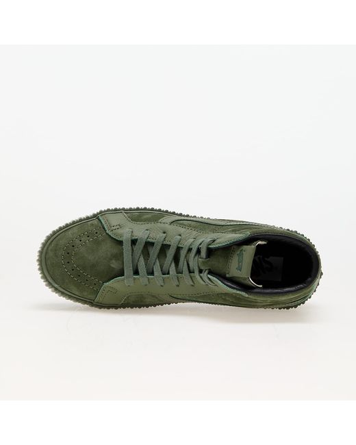 Vans Green Sneakers Sk8-Hi Reissue 38 Platform Lx Suede/Leather Eur