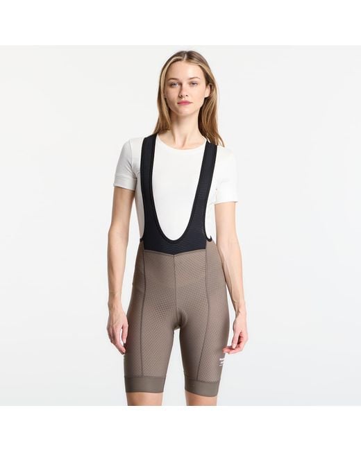 Pas Normal Studios Korte Broek Essential Bibs in het Gray