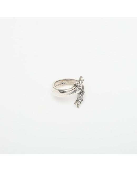 Wrapping Stars Ring di Twojeys in White