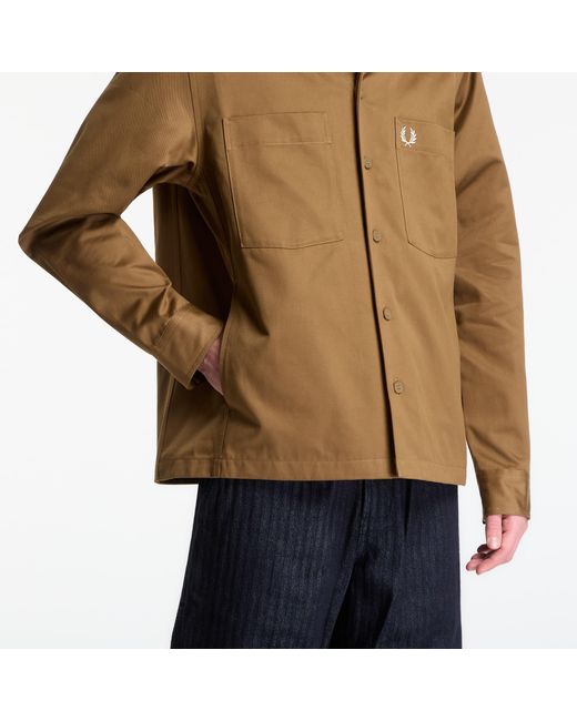 Fred Perry Natural Jacket Twill Overshirt for men