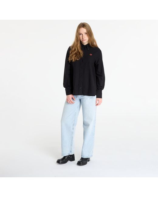 Camicia Button Down Shirt di Fred Perry in Black
