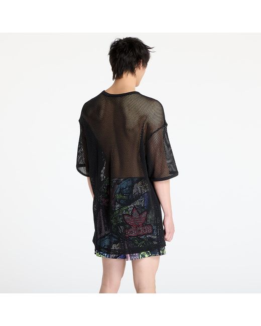 Adidas Originals Black T-Shirt Adidas X Jeremy Scott Pride Mesh Tee for men