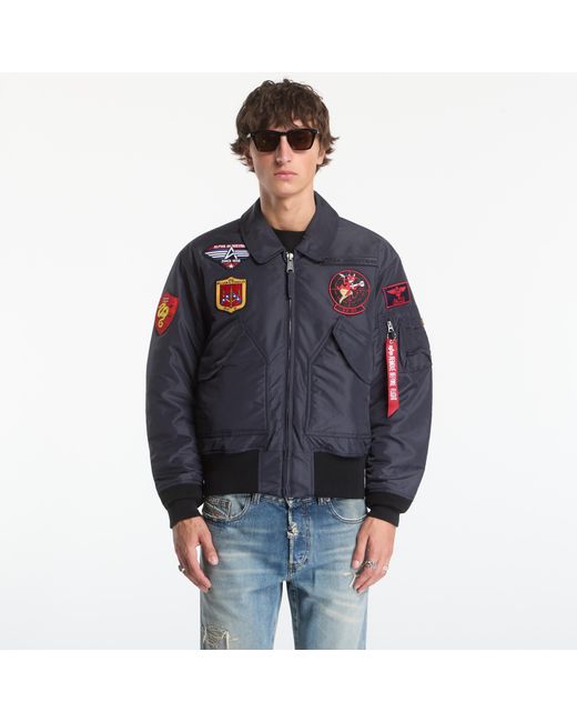 Alpha Industries Blue Jacket Cwu-45/P Devils Brigade for men