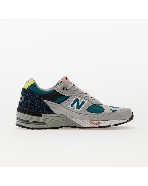 New Balance 991 Grey/ Teal in Blue for Men | Lyst