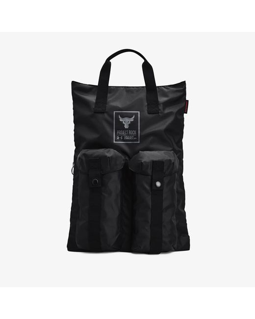 Under Armour Project Rock Gym Sack Black / Black / Pitch Gray Lyst