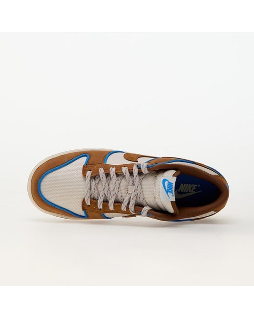 Dunk low retro prm light orewood brown/ light british tan-photo blue di Nike da Uomo