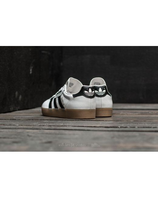 Adidas gazelle super core black vintage white gum store