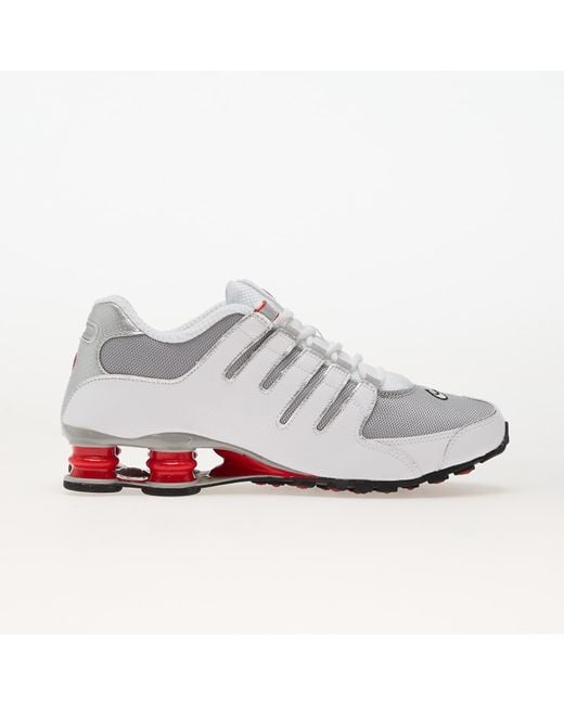 Sneakers Shox Nz/ Metallic-Sport di Nike in White da Uomo
