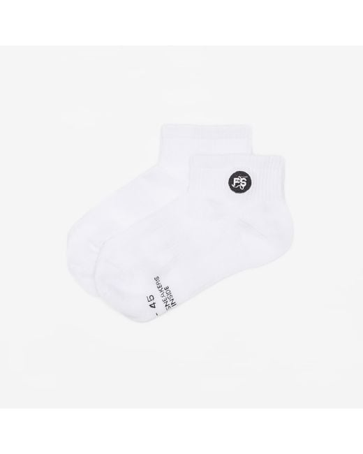 FTSHP White Footshop Ankle Socks 3-Pack