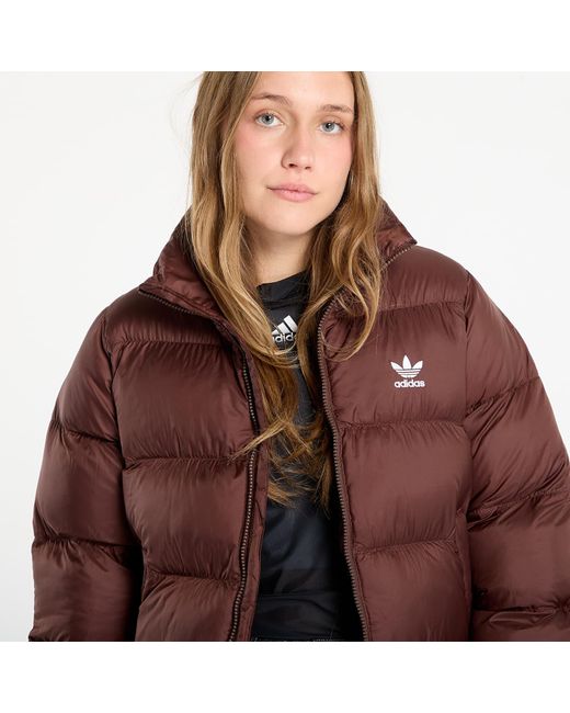 Adidas Originals Red Jacket Adidas Adicolor Short Puffer Jacket