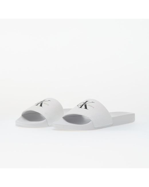 Sneakers Jeans Slide Monogram Wn Eur di Calvin Klein in White