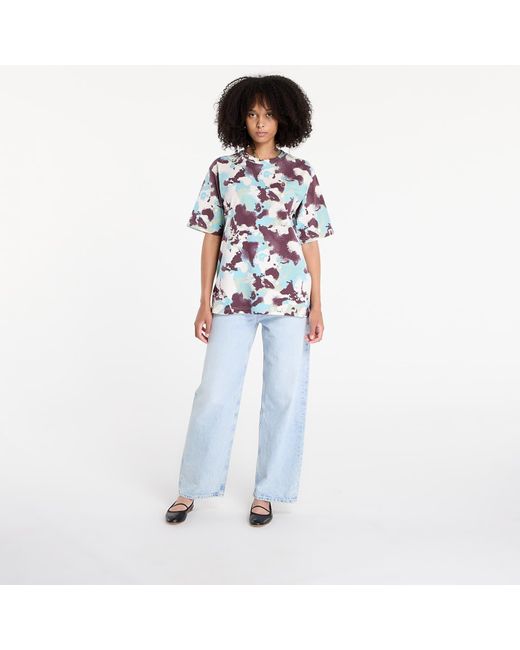A Bathing Ape White T-Shirt Map Camo Ape Head One Point Tee