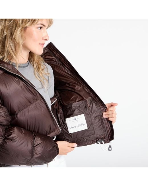 Tommy Hilfiger Brown Jacket Super Light Hw Down Relax Jacket