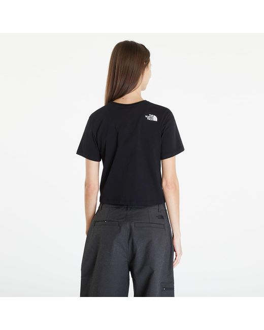 The North Face Black S/s Cropped Easy Tee