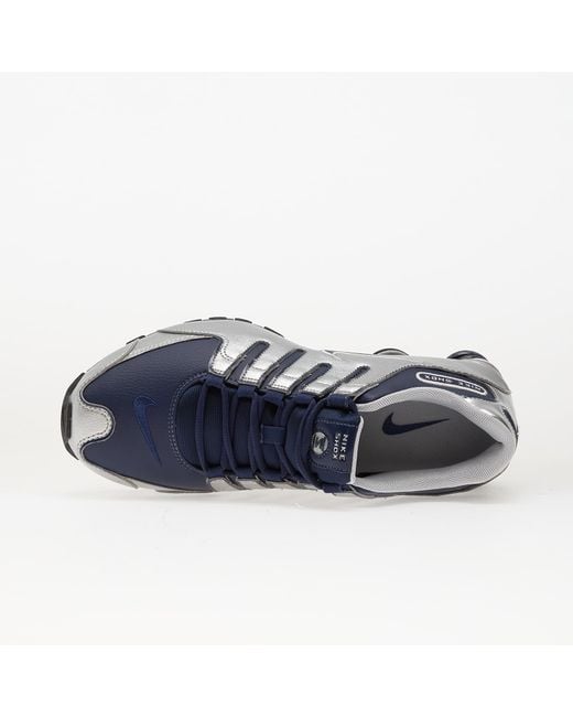 Sneakers Shox Nz Midnight/ -Metallic di Nike in Blue da Uomo