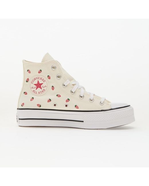 Baskets chuck taylor all star lift egret/ soft red/ white eur 36.5 Converse