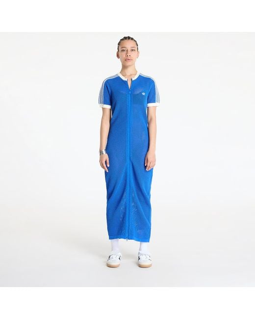 Premium crochet dress blue/ blue s Adidas Originals