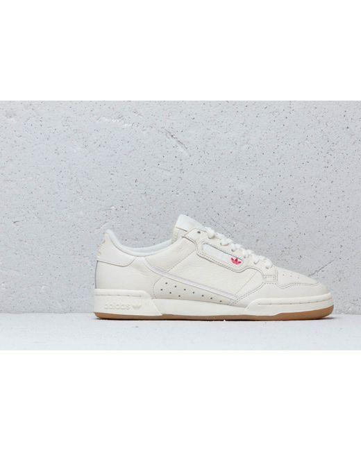 adidas Originals Adidas Continental 80 Off White/ Raw White/ Gum for Men |  Lyst