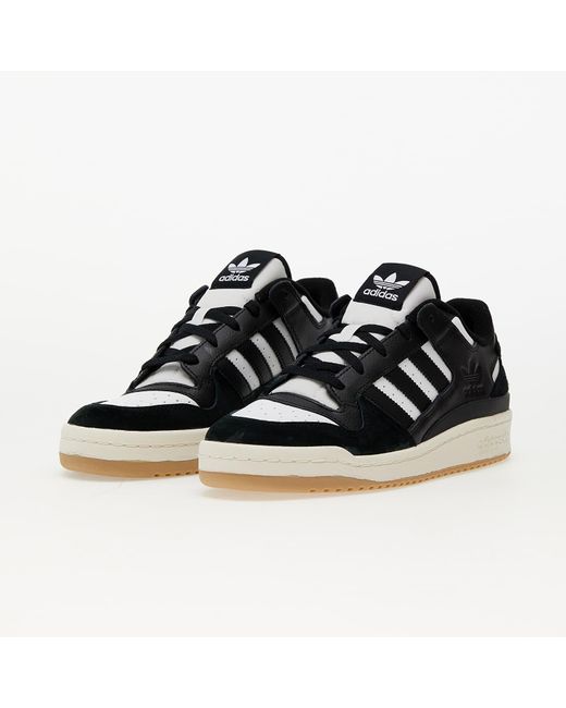 Adidas Originals Black Adidas Forum Low Cl Core / Ftw White/ Core White for men