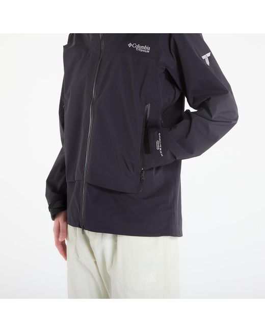Columbia Blue Jacket Saudan Pro 3L Shell Jacket for men