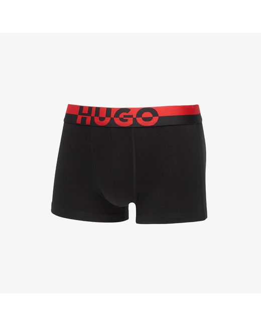 Caleçons trunk 3-pack split logo xl Boss pour homme en coloris Black