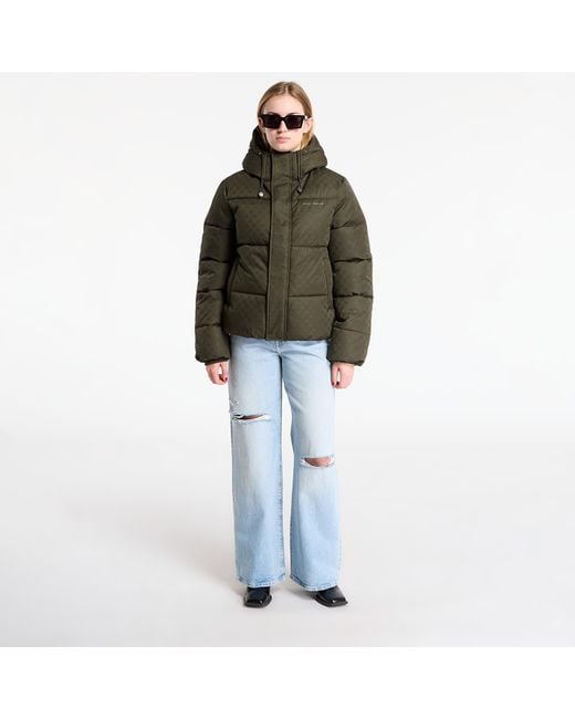 Daily Paper Green Jacket Monogram Puffer Jacket