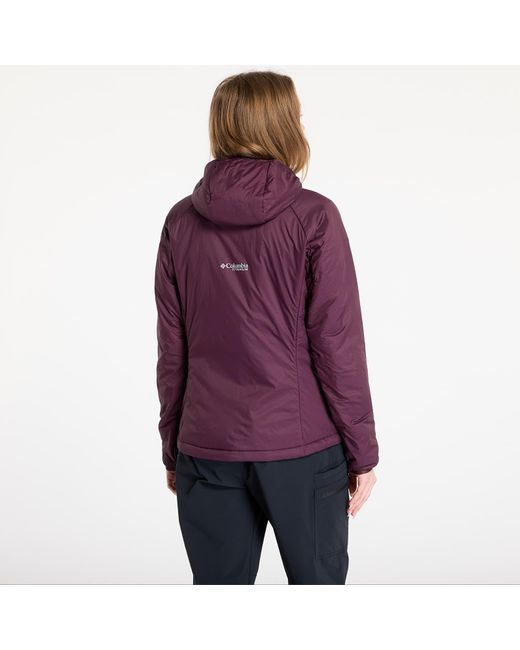 Columbia Purple Jacket Leaf Ii Stretch Insulated Jacket