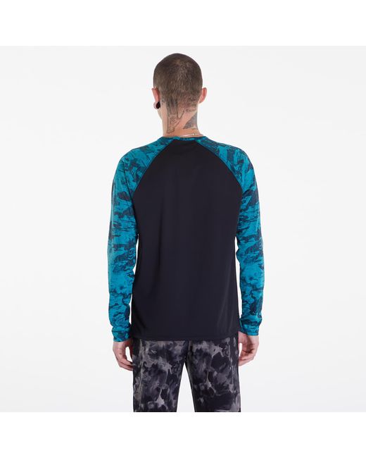 Under Armour Blue Project Rock Isochill Ls Hydro Teal/ Black/ High-vis Yellow for men