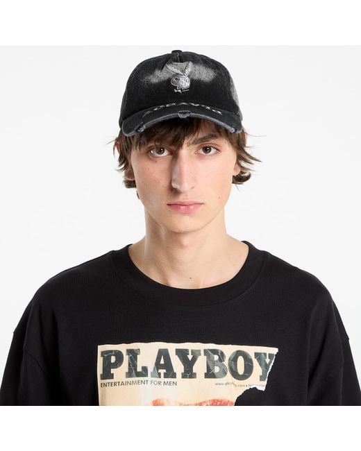 FTSHP Black Mütze Playboy X Denim Dadcap