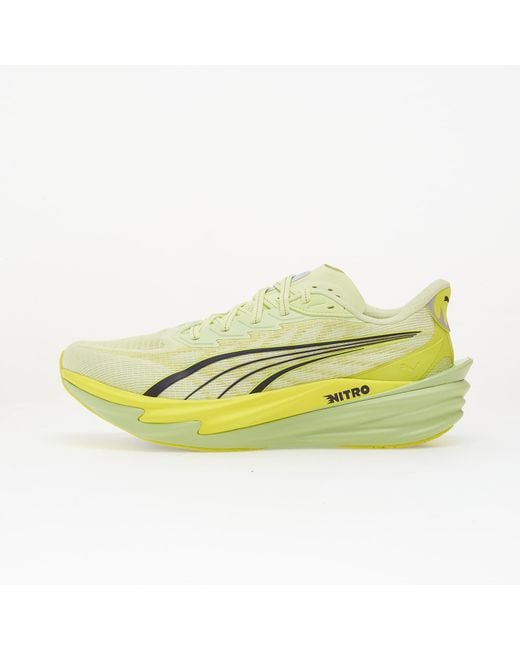 PUMA Yellow Deviate Nitro 4 Sneaker for men