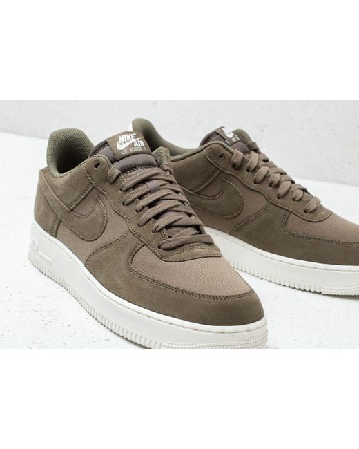 Nike Air Force 1 07 Suede Medium Olive Medium Olive sail in Green for Men Lyst