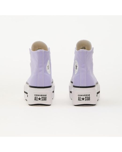 Converse Blue Sneakers Chuck Taylor All Star Lift Double Stack Heat/ Egret