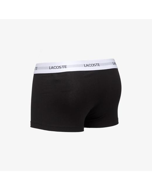 Lacoste Boxers 3-Pack Trunk in het Black voor heren
