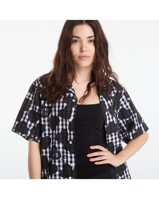 Human Made Overhemd Heart Gingham Check Shirt in het Black