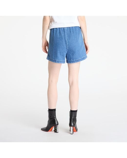 Adidas Originals Korte Broek Adidas Firebird Adicolor Denim Short/ Denim in het Blue