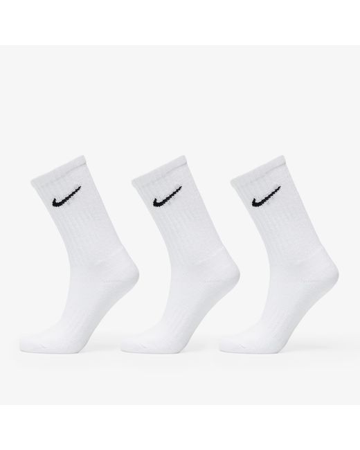 Cushioned training crew socks 3-pack di Nike in White