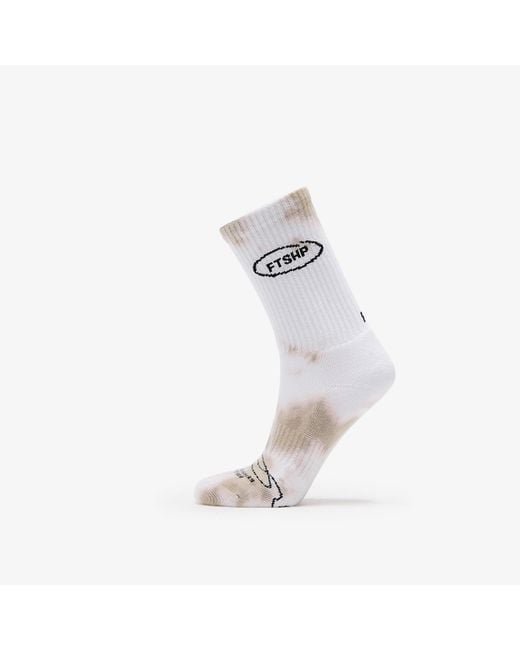 Chaussettes footshop basic crew socks 2-pack 39-42 FTSHP en coloris Pink