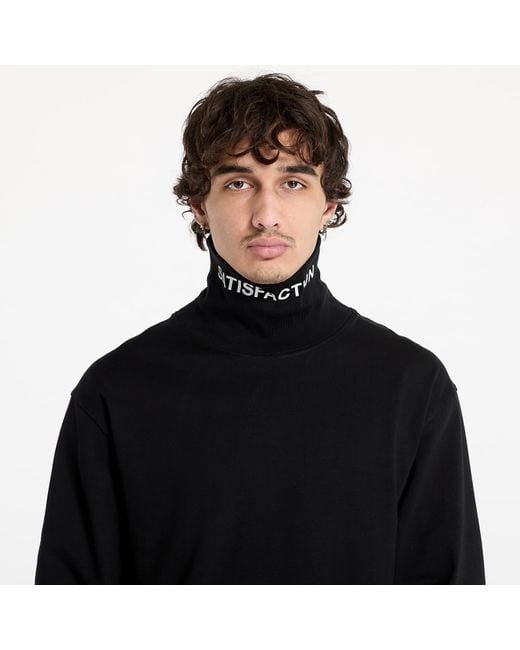 Maglietta Pleaure Atifaction Turtleneck di Pleasures in Black da Uomo