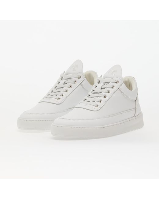 Sneakers Low Top Nappa Eur di Filling Pieces in White