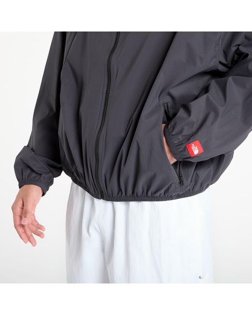 The North Face Blue Jacket M Redbox Packable Hooded Wind Jacket for men