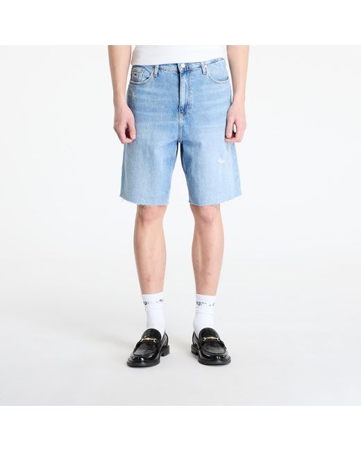 Tommy Hilfiger Tommy Jeans Isaac Relaxed Short Bi6 5 Pocket Shorts in het Blue voor heren