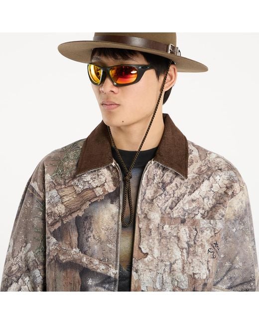Represent Jas Real Tree Trucker Jacket in het Brown