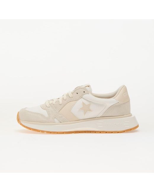 Converse White Sneakers Omni Trainer Ox Egret/ Vintage/ Light Dune