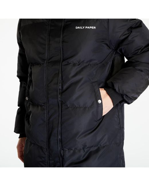 Giacca Epuff Long Jacket di Daily Paper in Black da Uomo
