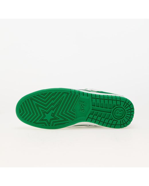 Sneakers Bape Sk8 Sta 1 M2 Eur di A Bathing Ape in Green da Uomo