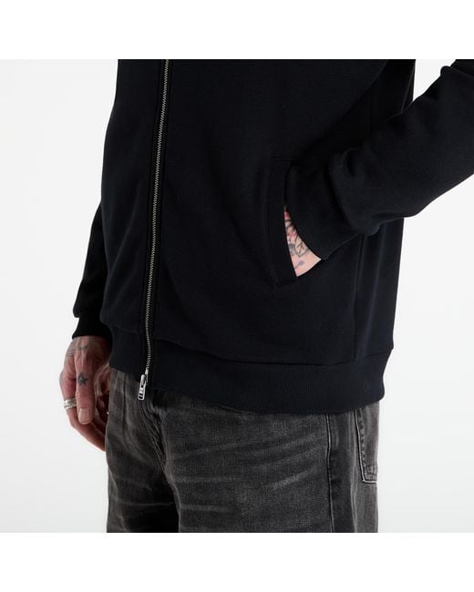 Fred Perry Sweatshirt Zip Through Collared Sweatshirt in het Black voor heren