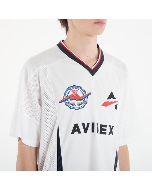 Avirex Jersey Jersey in het White voor heren