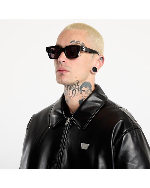 Veste faux leather puffer bomber jacket l M I S B H V pour homme en coloris Black