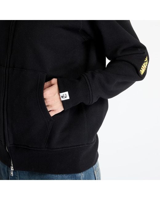 Felpa 2Nd Shark Full Zip Hoodie di A Bathing Ape in Black